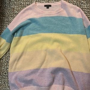 Jcrew worn striped sweater size s